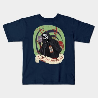 I'll Be Over Now, Da'Once Kids T-Shirt